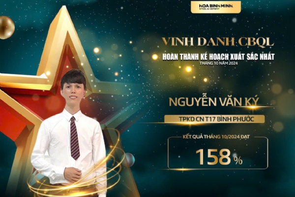 VINH DANH THÁNG 10/2024